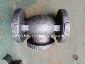 Precision investment  Lost wax casting WCB/Welding carbon steel  two-way  casting Valve Body