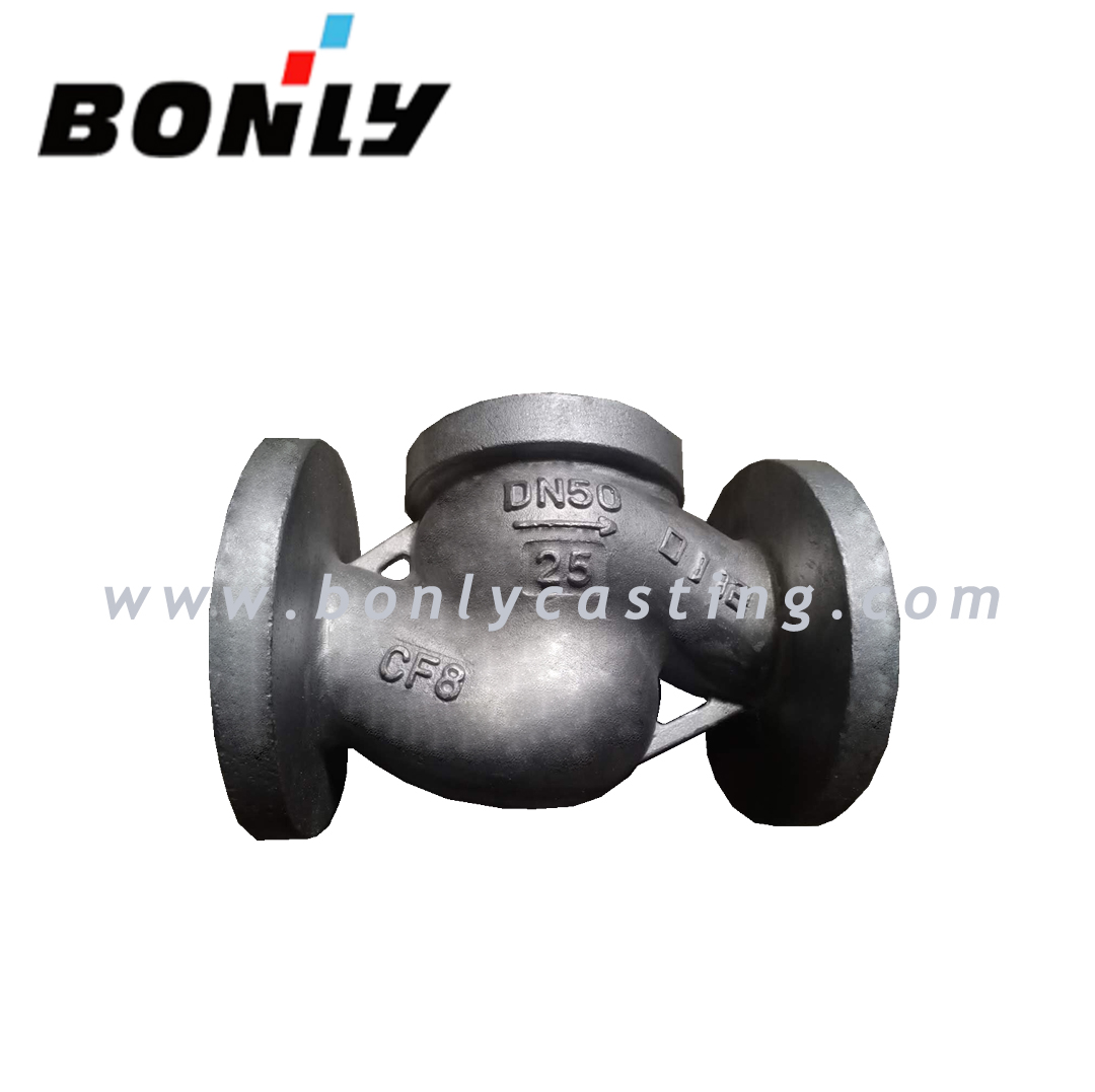Hot sale Manual Flanged Gate Valve - CF8/304 stainless steel PN25 DN50 two way valve body – Fuyang Bonly