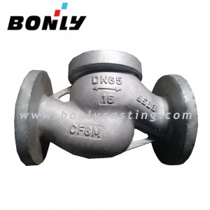Wholesale CF8M/316 stainless steel PN16 DN65 two way valve body