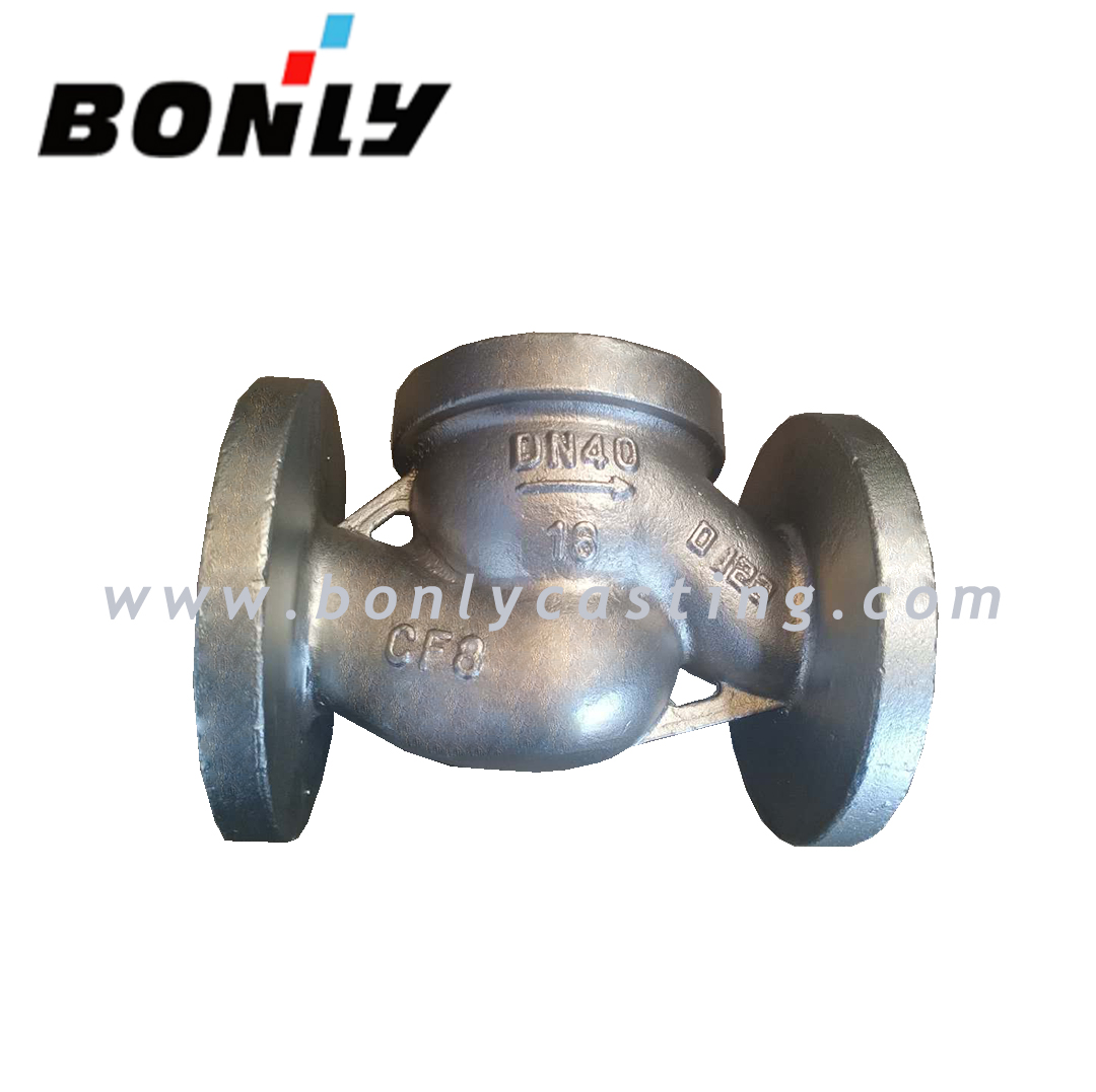 CF8/304 stainless steel two way valve body Featured Image