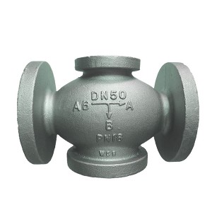 Carbon steel Investment casting Three way regulating valve